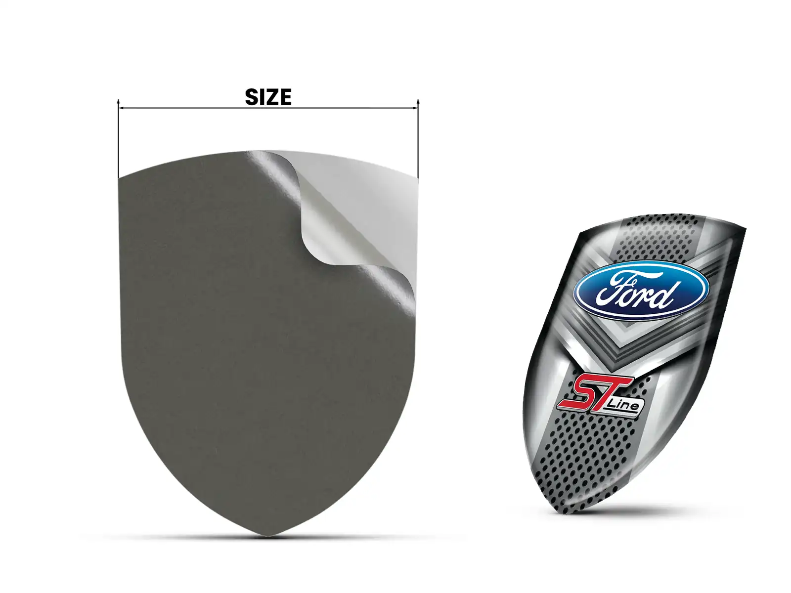 Ford Décalcos Résine Qualité Perso Style Bombé Élégant